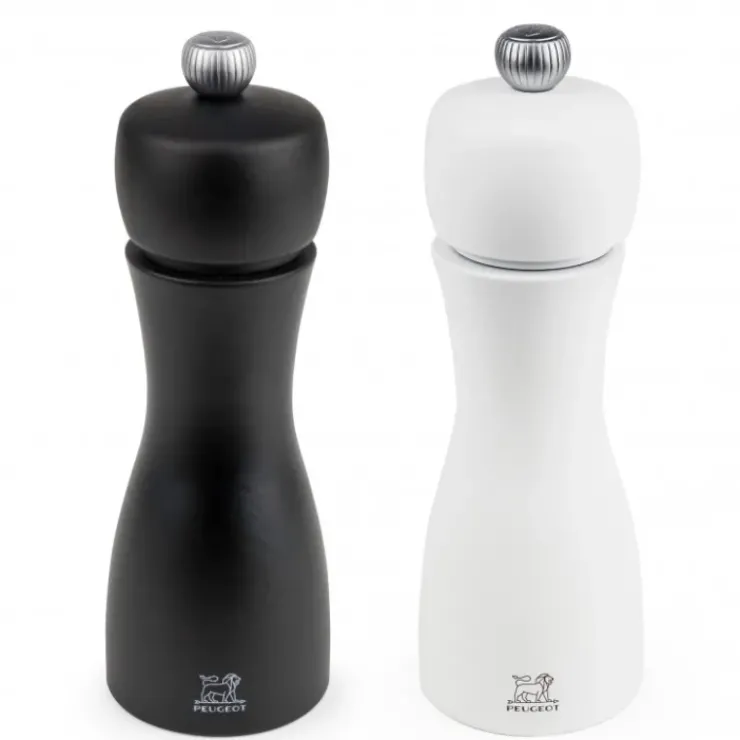 Online PEUGEOT Duo Moulin à Poivre et à Sel Tahiti 15 cm Noir et Blanc