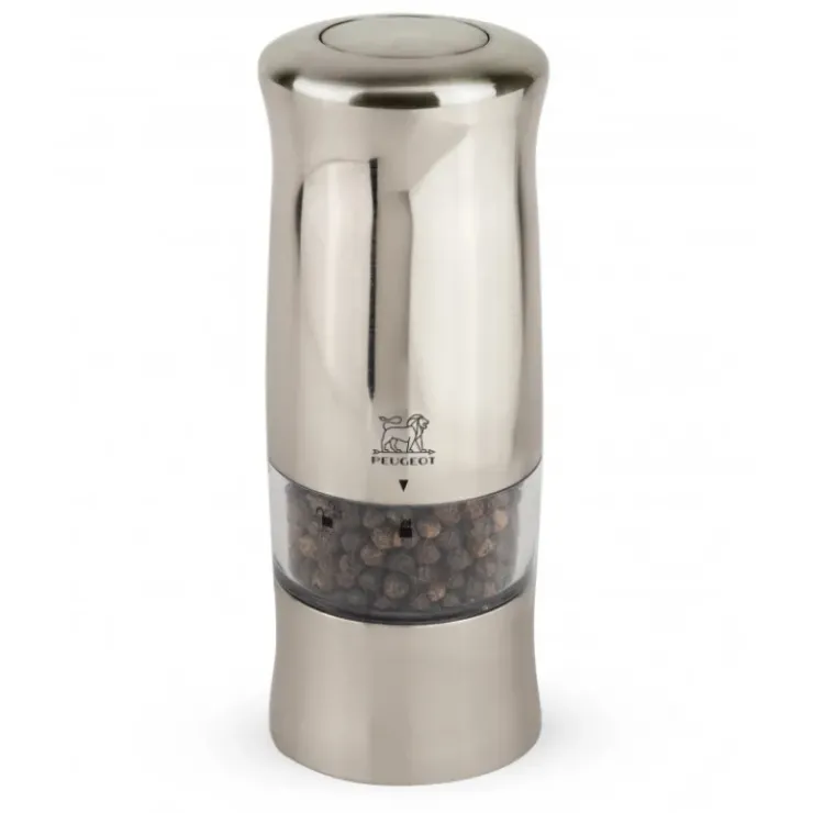 Hot PEUGEOT Duo Moulin à Poivre et Sel Electrique Zeli 14 cm