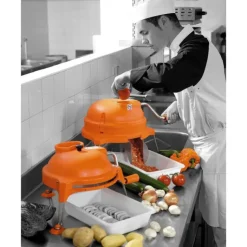 Discount DYNAMIC Dynacube : Coupe-légume professionnel + kit grille 14 mm