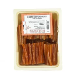 Outlet SABATON Ecorces Oranges Confites en Lamelles 1 kg