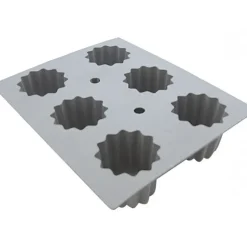 Clearance DE BUYER Elastomoule à Cannelé - 6 empreintes 21 x 17,6 cm - Silicone