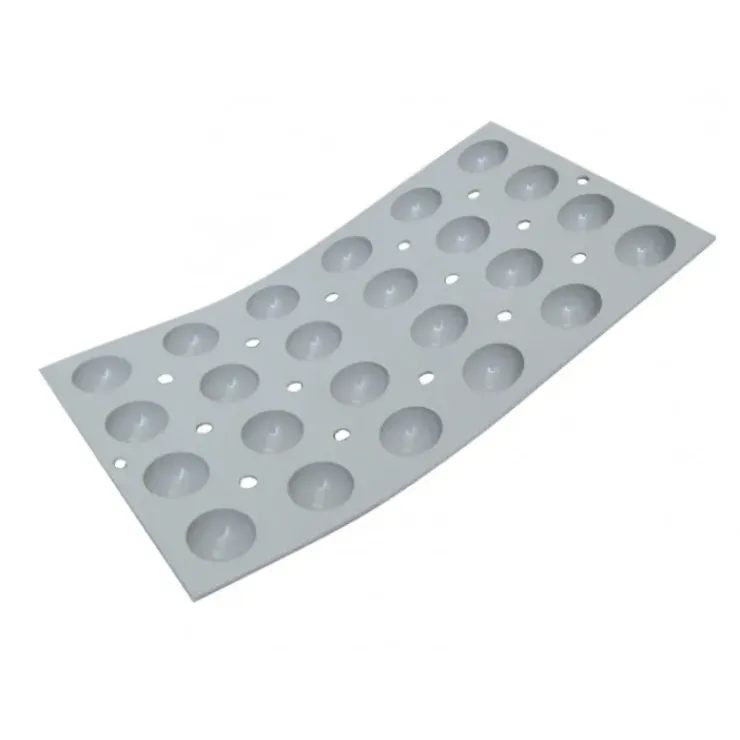 Clearance DE BUYER Elastomoule Demi-sphère - 24 empreintes 30 x 17,6 cm - Silicone