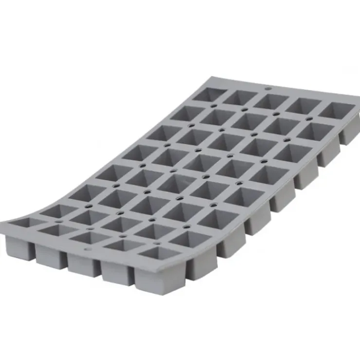 Outlet DE BUYER Elastomoule mini-Cube - 40 empreintes 30 x 17,6 cm - Silicone