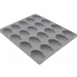 Clearance DE BUYER Elastomoule mini-Madeleine - 20 empreintes 21 x 17,6 cm - Silicone