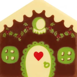 Hot FLORENSUC Embout de Bûche Maison Matriochka 8,5 cm Décor en Chocolat (x42)