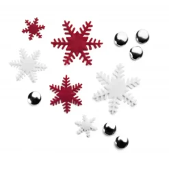 Hot IBILI Emporte-Pièce avec Poussoir Flocon de Neige (x3)