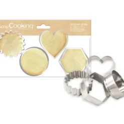 Hot SCRAPCOOKING Emporte-Pièces pour Biscuits en Inox (x4)