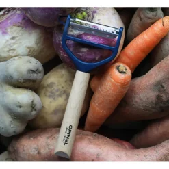 OPINEL Eplucheur en Bois Bleu T-duo