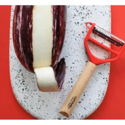 OPINEL Eplucheur en Bois Rouge T-duo