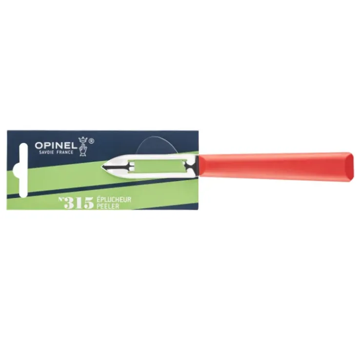 Discount OPINEL Eplucheur N°315 Rouge Les Essentiels +