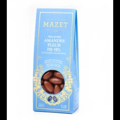 Hot MAZET Etui Pincé Friandises Amandes Fleur de Sel 200 g
