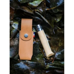 OPINEL Etui pour Couteau en Cuir Simple Collection France