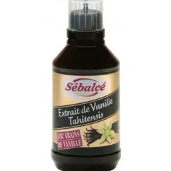 Hot SEBALCE Extrait de Vanille Tahitensis liquide avec grains 50cl Sébalcé