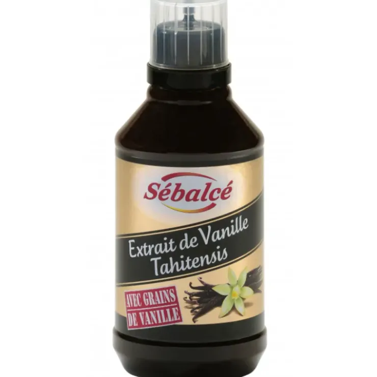 Hot SEBALCE Extrait de Vanille Tahitensis liquide avec grains 50cl Sébalcé