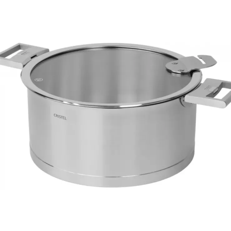 Hot CRISTEL Faitout Ø 24 cm Strate Amovible Inox
