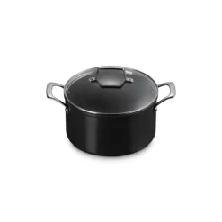 Best LE CREUSET Faitout Antiadhérent Essentiel Céramique 24 cm et Couvercle