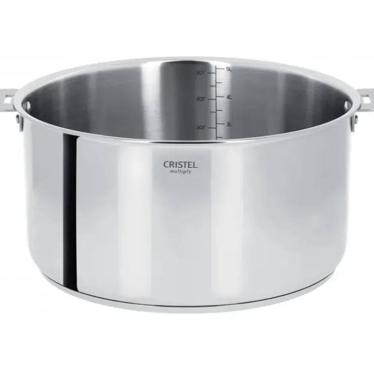 Outlet CRISTEL Faitout Casteline Ø 26 cm Manche Amovible Inox