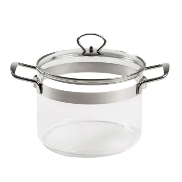 Discount MASTRAD Faitout en Verre avec Couvercle 20 x H 15 cm Belissam