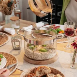 Discount MASTRAD Faitout en Verre avec Couvercle 20 x H 15 cm Belissam