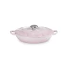 LE CREUSET Faitout Fonte Émaillée Pétales Shell Pink 26 cm