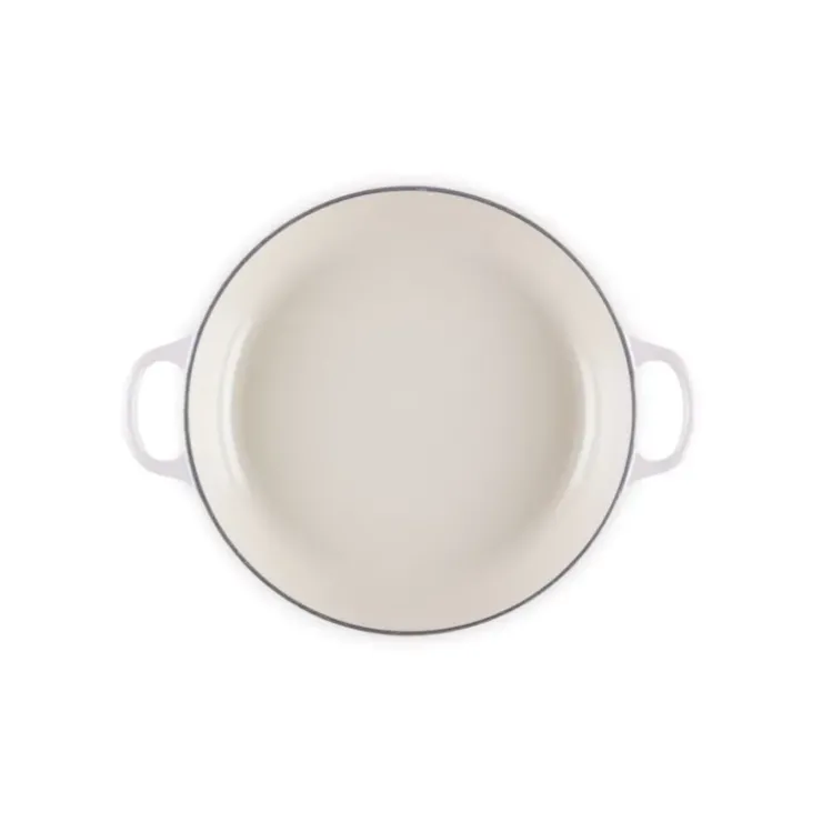 LE CREUSET Faitout Fonte Émaillée Pétales Shell Pink 26 cm