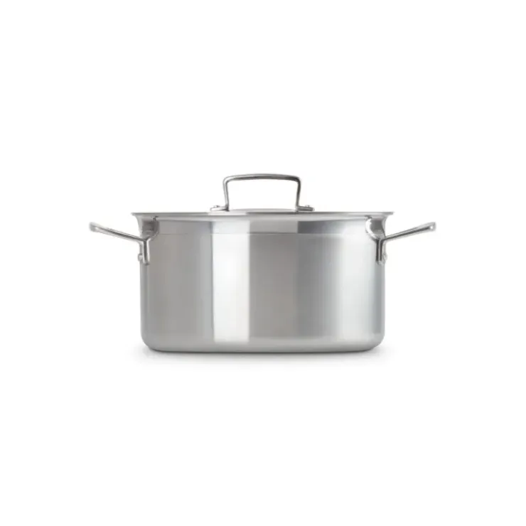 Outlet LE CREUSET Faitout Inox 24 cm avec Couvercle