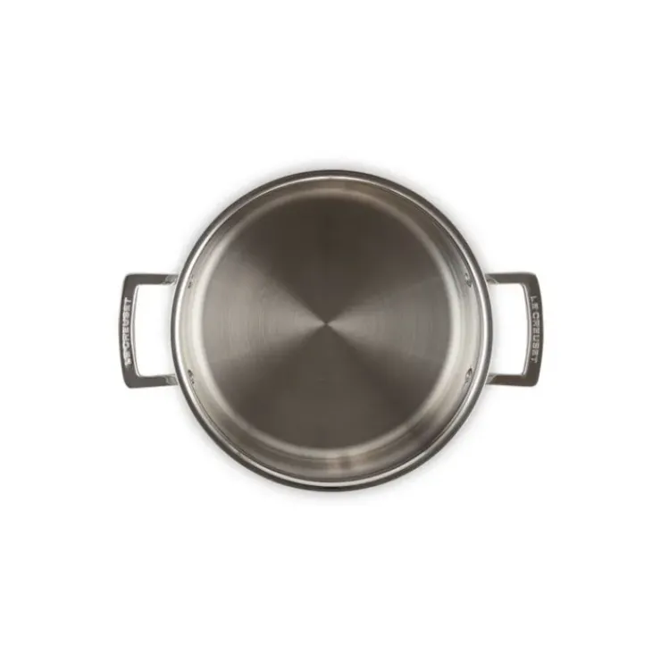 Outlet LE CREUSET Faitout Inox 24 cm avec Couvercle