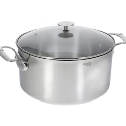 Hot DE BUYER Faitout Inox avec Couvercle ø28 cm Milady