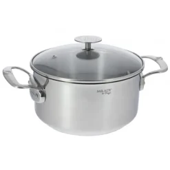 Sale DE BUYER Faitout Inox avec Couvercle ø20 cm Milady