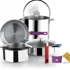 Online CRISTEL Faitout Mutine Ø 24 cm Manche Amovible Inox