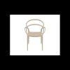 Online SIESTA Fauteuil en Polypropylène Mila Taupe