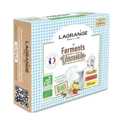 Discount LAGRANGE Ferment Lactique Bio 3 Sachets 12g Vanille, Fraise et Citron