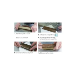 Clearance FLORENSUC Feuille Transfert Chocolat Feu d'Artifice 250x400 mm (x10)