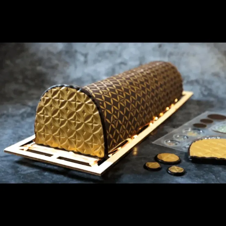 Best SCRAPCOOKING Feuilles de Transfert Chocolat Couture (x2)