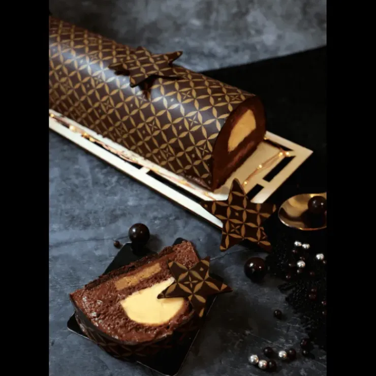 Best SCRAPCOOKING Feuilles de Transfert Chocolat Couture (x2)