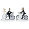 Best MALLARD FERRIERE Figurine Mariage Couple à Vélo 13 cm (x2)