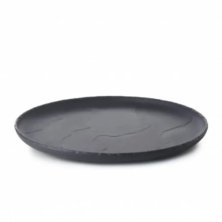 Best REVOL FIN DE SERIE Assiette Plate Ardoise 21 cm Basalt