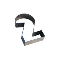 GOBEL FIN DE SERIE Chiffre inox 2 Moule-Découpoir 200 mm