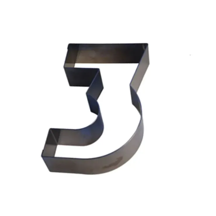 Outlet GOBEL FIN DE SERIE Chiffre inox 3 Moule-Découpoir 100 mm