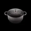 Clearance LE CREUSET FIN DE SERIE Cocotte en Fonte Ronde 26 cm Flint Signature