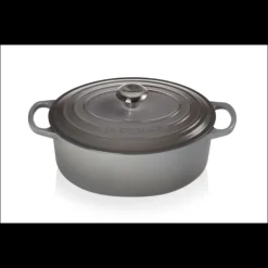 Outlet LE CREUSET FIN DE SERIE Cocotte en fonte Ovale 29 cm Mist Grey Signature