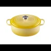 Hot LE CREUSET FIN DE SERIE Cocotte en fonte Ovale 31 cm Soleil Signature