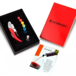 Clearance LE CREUSET FIN DE SERIE Coffret Vin 3 pièces GS-142 Screwpull -