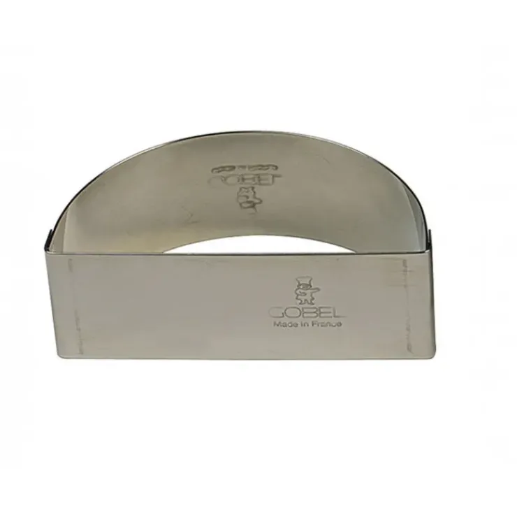 Best GOBEL FIN DE SERIE Emporte Pièce Inox Demi-Cercle 6 x 3 cm x H 3 cm
