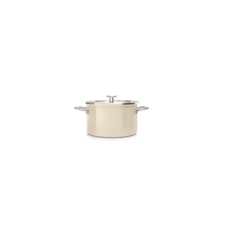 KITCHENAID FIN DE SERIE Faitout Émaillé 20cm Crème