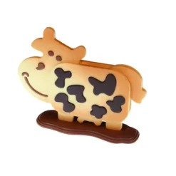 MALLARD FERRIERE FIN DE SERIE Moule à Chocolat Caroline la Vache 20 cm (x2)