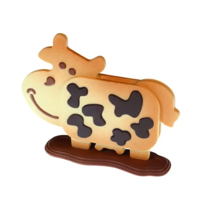MALLARD FERRIERE FIN DE SERIE Moule à Chocolat Caroline la Vache 20 cm (x2)