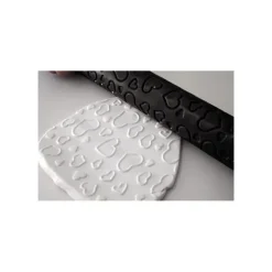Sale SILIKOMART FIN DE SERIE Rouleau à Empreinte Coeurs pour Pâte à Sucre