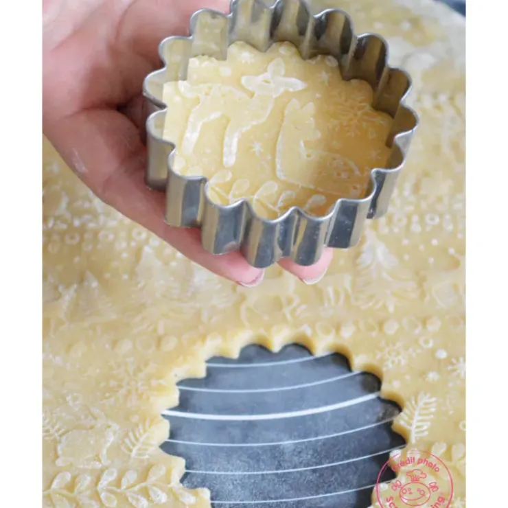 Hot SCRAPCOOKING FIN DE SERIE Rouleau à Pâtisserie Motif Noël Forêt Enchantée 39 cm