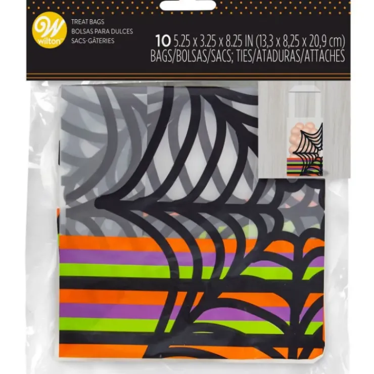 Discount WILTON FIN DE SERIE Sac à Bonbon Toile d'Araignée 13 x 8 x H 21 cm (x10)